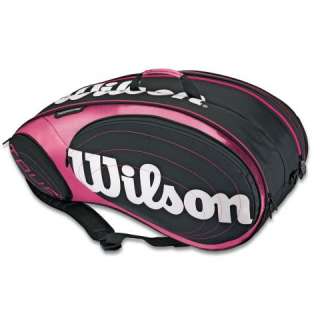 Wilson Tour 9er Bag schwarz/pink Tennistasche NEU vom Fachhändler 