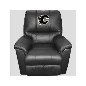   Recliner With Flames XZipit Panel, Calgary Flames
