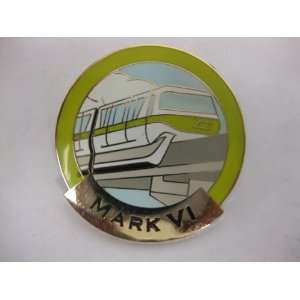  Disney Pin 50 Years of Monorails Mark VI Light Green 