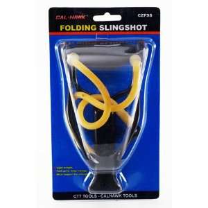  CAL HAWK FOLDING SLINGSHOT WITH WRIST SUPPORT FOR STRENGTH 