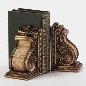  French Scroll Bookends