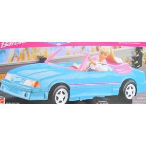  Barbie MUSTANG Convertible Vehicle TEAL Color Car (1998 