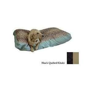  Snoozer Quiltie Rectangle Pet Bed, Small, Black Pet 