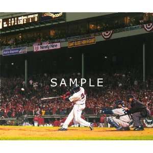 Boston Red Sox Papi Pops the Yanks Framed Lithograph  