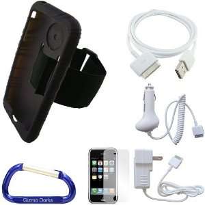 Premium Gel Silicone Skin iPhone 3G/3GS Cell Phone Case (Black), USB 