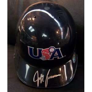   Francoeur Team USA Autographed Baseball Mini Helmet