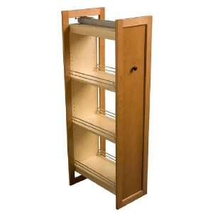  Omega National Tall Pull Out Wood Pantry, 8 1/2 inch W 