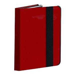  Powis iCase   Red Leather iPad Case w/ 9 Position Stand 