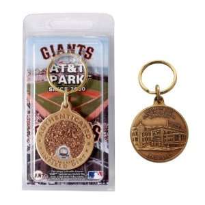  Giants AT&T Park Bronze Infield Dirt Keychain Everything 
