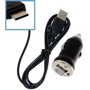  Car Charger + USB Charging Cable for Samsung Alias SCH 