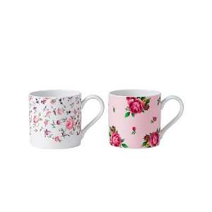   Roses Teaware 2 Piece Mug Set   Rose Confetti / Pink
