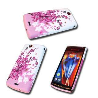 Silikon Case Handy Tasche f. Sony Ericsson Xperia ARC / ARC S Flower 