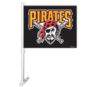    NEOPlex Two sided Car Flag   Pittsburgh Pirates: Office Products