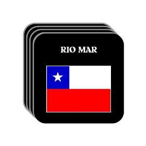  Chile   RIO MAR Set of 4 Mini Mousepad Coasters 