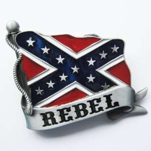  Rebel Flag Belt Buckle (Brand New) 
