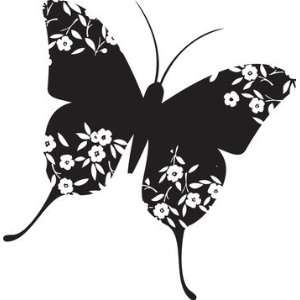  Beautiful Butterfly   Rubber Stamps Arts, Crafts & Sewing
