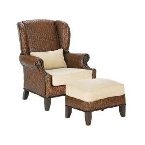  Montego Bay Wingback Chair and Ottoman Zocalo Chair and 