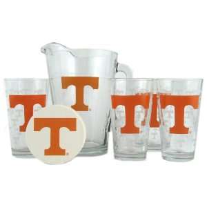 Tennessee Vols Pint Glasses and Pitcher Set  Tennessee Vols Gift Set