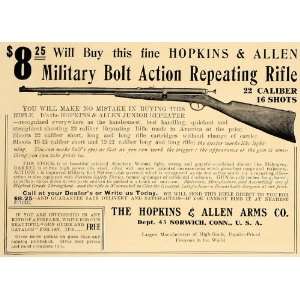   Arms Military Repeating Rifle   Original Print Ad