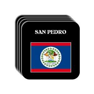  Belize   SAN PEDRO Set of 4 Mini Mousepad Coasters 