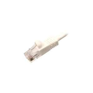   Molded Boot CAT6 Patch Cable   White   T56245
