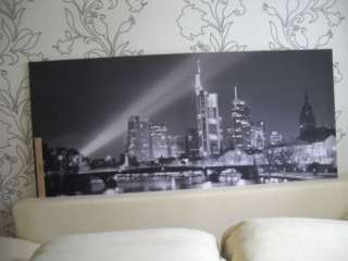 FRANKFURT SKYLINE BILD ca. 160cmx70 schwarz weiss in West   Sindlingen 