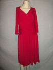 Slim Slimmng Red Dress Large New With Tags