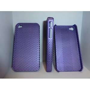  APPLE iPHONE 4G Perforated SnapOn Plastic Case Cover 