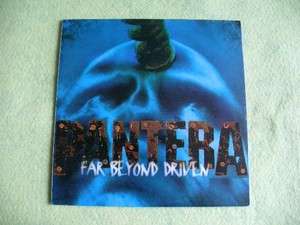 PANTERA   FAR BEYOND DRIVEN, KOREA LP PRESSING Very Rare EX+  