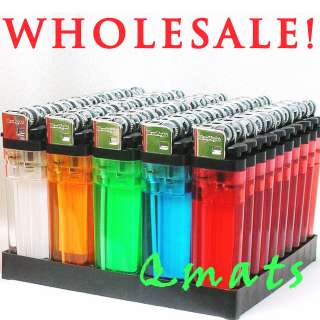 LOT OF 50 DISPOSABLE CIGARETTE LIGHTERS WHOLESALE PRICE  