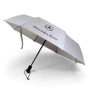  Mecedes Benz 42 Inch Umbrella, Silver Top, Official MB 