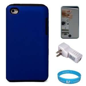   Apple iPod Touch 4th Generation + Mirror Screen Protector + USB Wall