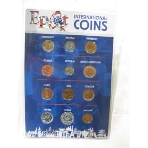  12 Piece Disney Coin Set International Coins 2010 Toys 