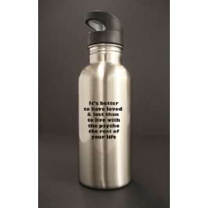   ll Like You Better   Silver Water Bottle #25SWB