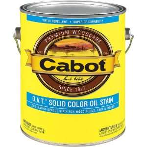  Cabot 5G White Base O.V.T. Solid Oil Stain 250 VOC 5pk 
