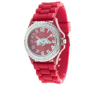   Logo Face. The Fashion Watch Also Features a Stainless Steel Back and