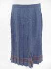 EASY PIECES Wool Long Fuschia Pleated Skirt 2 NWT  