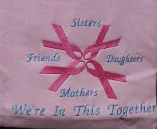 Breast Cancer Pink Ribbon Sister Friend Pink T Shirt 2X  