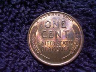   UNCIRCULATED LINCOLN WHEAT CENT*FULL WHEAT LINES*AWESOME TONING