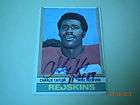 CHARLIE TAYLOR , REDSKINS AUTOGRAPHED 1974 TOPPS CARD 