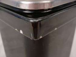   Black Porcelain Ice Cream Fountain Soda Syrup Well Dispenser  