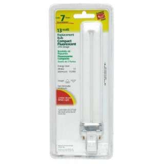 Commercial Electric 13 Watt (60W) 2 Pin Twin Tube Cool White PL CFL 
