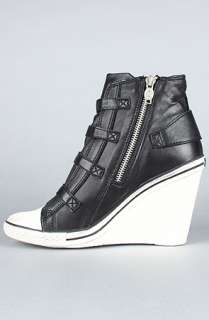 Ash Shoes The Thelma Sneaker in Black Nappa Leather  Karmaloop 