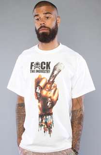 Exact Science The Fck The Industry Tee in White  Karmaloop 