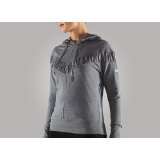 LES MILLS Womens Pullover Hoodie, charcoal heather