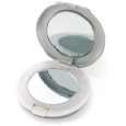 Kosmetikspiegel mit Licht, silber von Escha