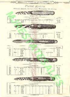 1884 Pocket Knife Cutlery Catalog CD Ulster Barlow 90pg  