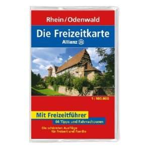 Die Allianz Freizeitkarte Rhein, Odenwald 66 Tipps und Fahrradtouren 