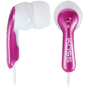 Koss MIRAGE PINK Mirage Pink Lightweight Earbud Stereophone at 