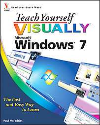 Teach Yourself VISUALLY Windows 7 by Paul McFedries 2009, Paperback 